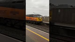 Colas Rail 56049 Passing Pyle With The Log Service From Baglan Bay To Chirk With LOADES Of Tones #uk