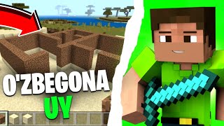 MINECRAFT // OʻZBEGONA UY // UZBEKCHA LETSPLAY MATRITSA #2