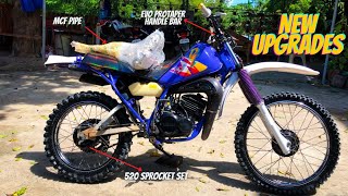 Yamaha DT 125 2 stroke UPGRADES | MCF Tune Pipe🤤 💨