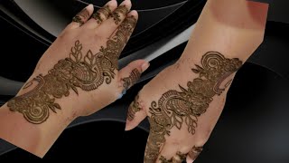 beautiful Arabic Pakistani mehndi design stylist Pakistani arabic design