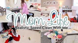 Mom Life Speed Clean With Me | REALISTIC Cleaning Motivation | Speed Cleaning