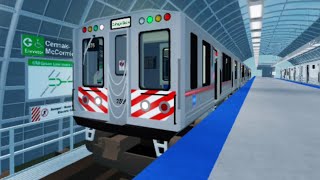 Roblox l CTA Loop - Series 2400 Cermak- McCormick Place → Cermak- McCormick Place (Green Line ride)