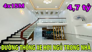 Bán nhà gò vấp đường thông xe hơi ngủ trong nhà .giá rẻ ngang lô đất . Đáng mua nhất