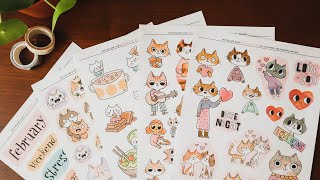 Cat Collage Club February ’23 | Journal Printables For Cat Lovers