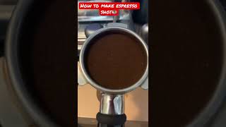 How to make espresso shot☕️ #coffee #espresso  #coffeelover