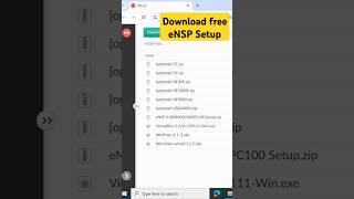 Download and install eNSP and all the devices Watch my Full Video