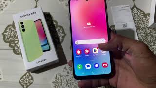 Samsung Galaxy A24 Green Unboxing