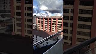 Mombasa Road from view of the balcony of Enzi furnished Airbnbs