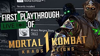 First Playthrough & More | Mortal Kombat 1 Khaos Reigns DLC Live