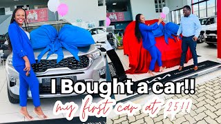 BUYING MY FIRST CAR @ 25🚘|| VLOG || CAR REVEAL || AVELA DYWILI