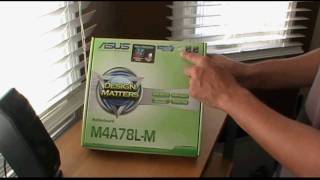 Asus M4A78L-M Unboxing