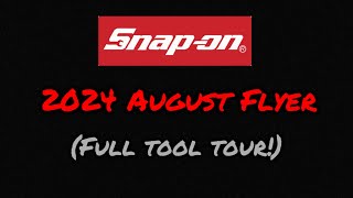 New Snapon August flyer, and deals from my truck