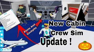 Everything New Cabin Crew Simulator Update (Roblox)