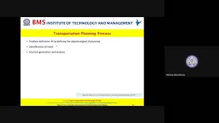 BMSIT CIVIL Lecture Mrs.Shimna Manoharan UTP Urbanisation and UTP process Module 1