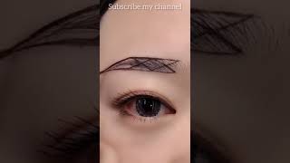 Perfect Eyebrows shape tutorial for beginners #shorts#youtubeshorts#eyebrows#eyebrowstutorial