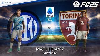 Inter - Torino ⚽️ Serie A 2024/25 Match Sim ft. Lautaro, Thuram | FC 25