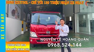 Review Chi Tiết Chassi Xe Tải Hino 3,5 Tấn XZU720L Trước Khi Xuống Tiền - Hino 300 XZU720 3 Tấn Rưỡi