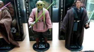 star wars sideshow collectibles order of the jedi collection video part 2