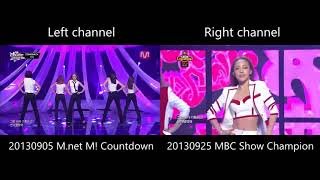 KARA - 숙녀가 못 돼 (Damaged Lady) [LIVE MR comparison]