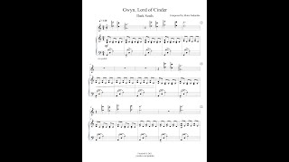 Gwyn, Lord of Cinder | Dark Souls - Piano Duet Sheet Music