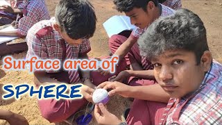 Surface area of Sphere