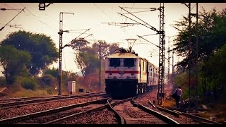 WAP-7 Mahakoshal Express knocks Ajhai at 110 kmph !!