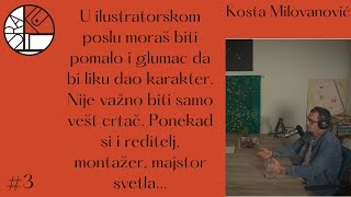 Kosta Milovanović: Ilustrator, slikar, muralista (vizuelni umetnik), crtač stripa, KulturaK 003