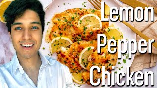 Lemon Pepper Chicken Recipe- The BEST quick & easy recipe!