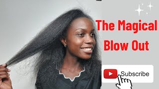 😍Quick Blow Out| Hair Straigtener Try out| Hairstyles|Afro Hair|Virgin Hair Care|4C Natural Hair|DIY