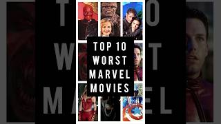 Top 10 Worst Marvel Movies #marvel  #marvelcomics #dccomics #superhero #marvelmovies #dc