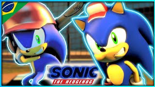 SFM Sonic o Filme - Cena do Baseball Dublado PT-BR (Sonic Movie 2020)