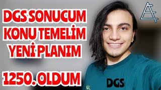 DGS 1250. Oldum - DGS Sonucum - DGS planım - Matematik temelim - Soru cevap