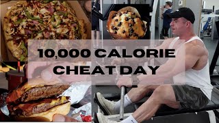 IFBB PRO 10,000 CALORIE CHEAT DAY | BACK DAY