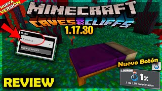 👉Nueva Actualización Minecraft Pe 1.17.30 OFICIAL REVIEW En Español | Minecraft Bedrock 1.17.30.04