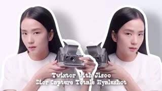 twixtor with jisoo - dior capture totale hyalishot | by roseanne fan