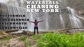 Buttermilk Falls, Toughannock Falls, Ludlowville Falls and Letchworth State Park - Waterfall Chasing