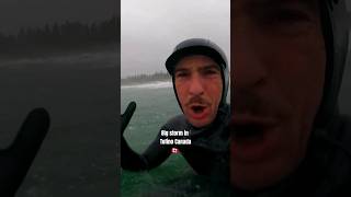 Surfing Gale Warning Offshore Waves In Tofino Canada