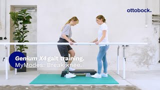 Genium X4 gait training. MyModes: Brake knee mode. | Ottobock Professionals