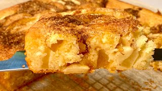 Apple and cinnamon pie! Cake in 5 minutes! Simple and tasty!