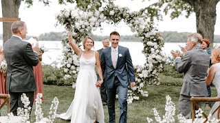 He Treasures Her Perfectly | Sarah and Sam DeSautel Wedding | Lake Minnetonka | Flom Films