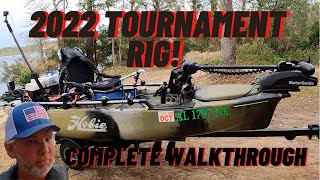 The Ultimate Tournament Fishing Kayak! (Full walkthrough of my tournament rig)