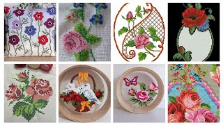 #1 Stunning & Elegant Cross stitch patterns/Charsuti Embroidery Design Ideas Hand made Embroidery