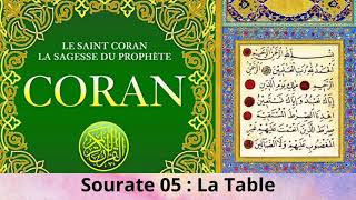 Le Coran. Sourate 05 : La Table