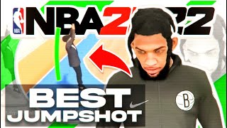 *BEST* JUMPSHOT FOR PERIMETER LOCKDOWNS ON NBA 2K22! HOW TO GREEN EASY ON LOCK!