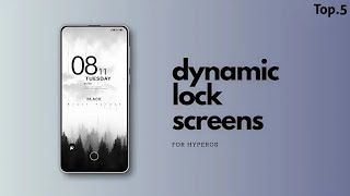 HyperOS Dynamic Lock Screen Themes | Best HyperOS Amazing Themes 🤩