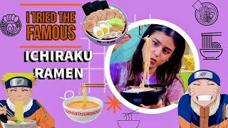 I tried ICHIRAKU RAMEN 🍜 FOR THE FIRST TIME 😍 | ICHIRAKU RAMEN IN PUNE | #naruto #narutoshippuden