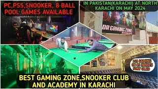 Best Gaming Zone,Snooker Club,Snooker Academy In Pakistan(Karachi) At North Karachi On May 2024...