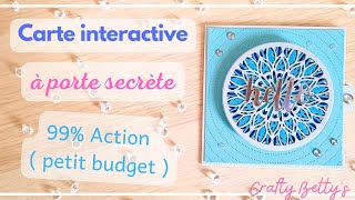 🌸Carte à porte secrète🌸 #interactive #shorts #tutorial #craft #carte #cardmaking #shortvideo #scrap