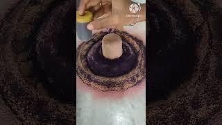 shiv lingh special rangoli/Shiva lingh easy and simple #ytshorts#easy #shortsfeed#rangoliart