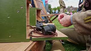 WW1 telephone demonstration  Raglan castle multi period event aug 2023